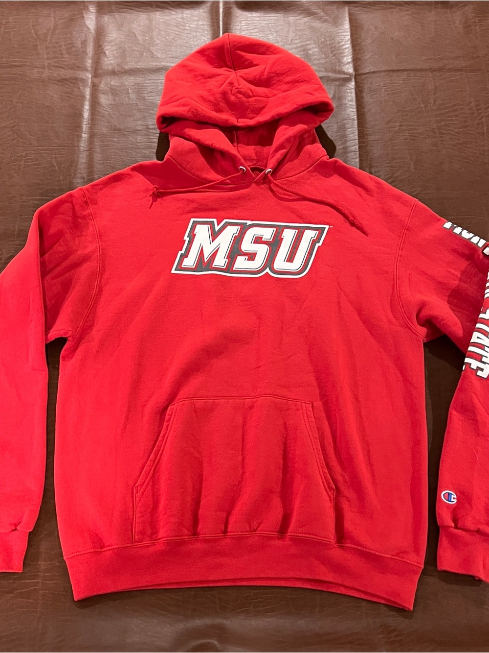 Champion Msu Montclair State University Hoodie Sweatshirt - Size Large